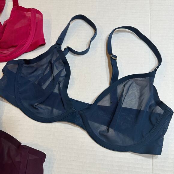 Bundle of Cuup Bras sz 32D Underwire Mesh Bra - Picture 3 of 12